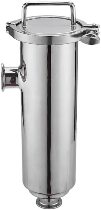 Elbow Fit 19/25/32/38/51/63mm Pipe x 1.5" 2" 2.5" Tri Clamp In-line Filter Strainer Homebrew Beer Brewing 304 Stainless Steel(800 Mesh,51mm K64mm,304)