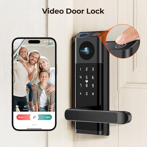 Fingerprint lock with camera