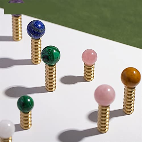Boutons de porte et poignées en cristal rose ergonomique - 7
