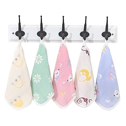 BJH Toallas de Bebe Toalla Suave para bebés recién Nacidos, 5 Piezas toallita de Muselina 25x25 cm