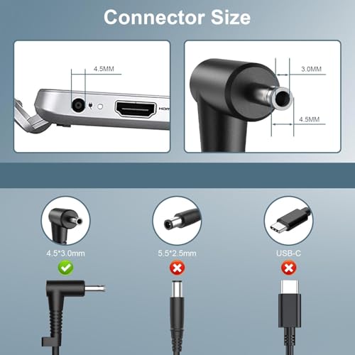 Image of WeFly 230W Laptop Adapter Charger for HP Omen 15 16 17 M41303-001 M85389-003 M35733-001 TPN-LA10 TPN-DA12 19.5V 11.8A Gaming Laptop Adapter 4.5x3.0 mm Blue tip (230W)