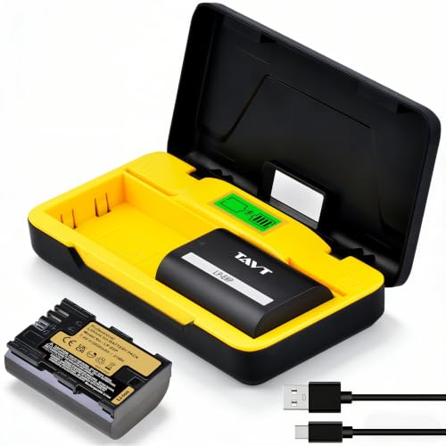 2850mAh LP-E6P Battery and Charger for Canon EOS R5 Mark II R6 Mark III C50 R5C R5 R6 R7 5DS/5DS R 5D Mark II/III/IV 6D/6D Mark II 7D/7D Mark II 60D 70D 80D 90D XC10 R LP-E6 LP-E6N LP-E6NH