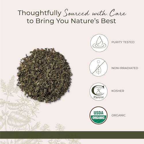 Image of Lemon Balm Leaf Cut & Sifted Organic - Melissa officinalis, 4 Oz