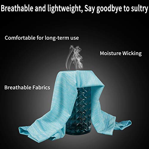 Achiou Cooling Neck Gaiter Face Cover Scarf, UV Protection Mask for Men and Women,Soft Windproof, Hiking Cycling Running