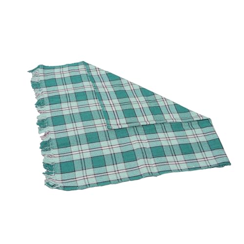 Image of Soft Cotton Bath Towel /Thorthu Non-Terry Gamcha Bath Towels Fast Absorbing and Quick Drying Light Weight, Thin Towels for Bath Men /Women /Kids (75 * 150 cm)-Multicolor (Modern, 4.00)