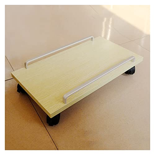 Soporte de CPU para computadora con ruedas, soporte móvil para PC, soporte para torre de computadora con ruedas bajo escritorio para oficina en casa, soporte para CPU modelo 3649, grande, color A