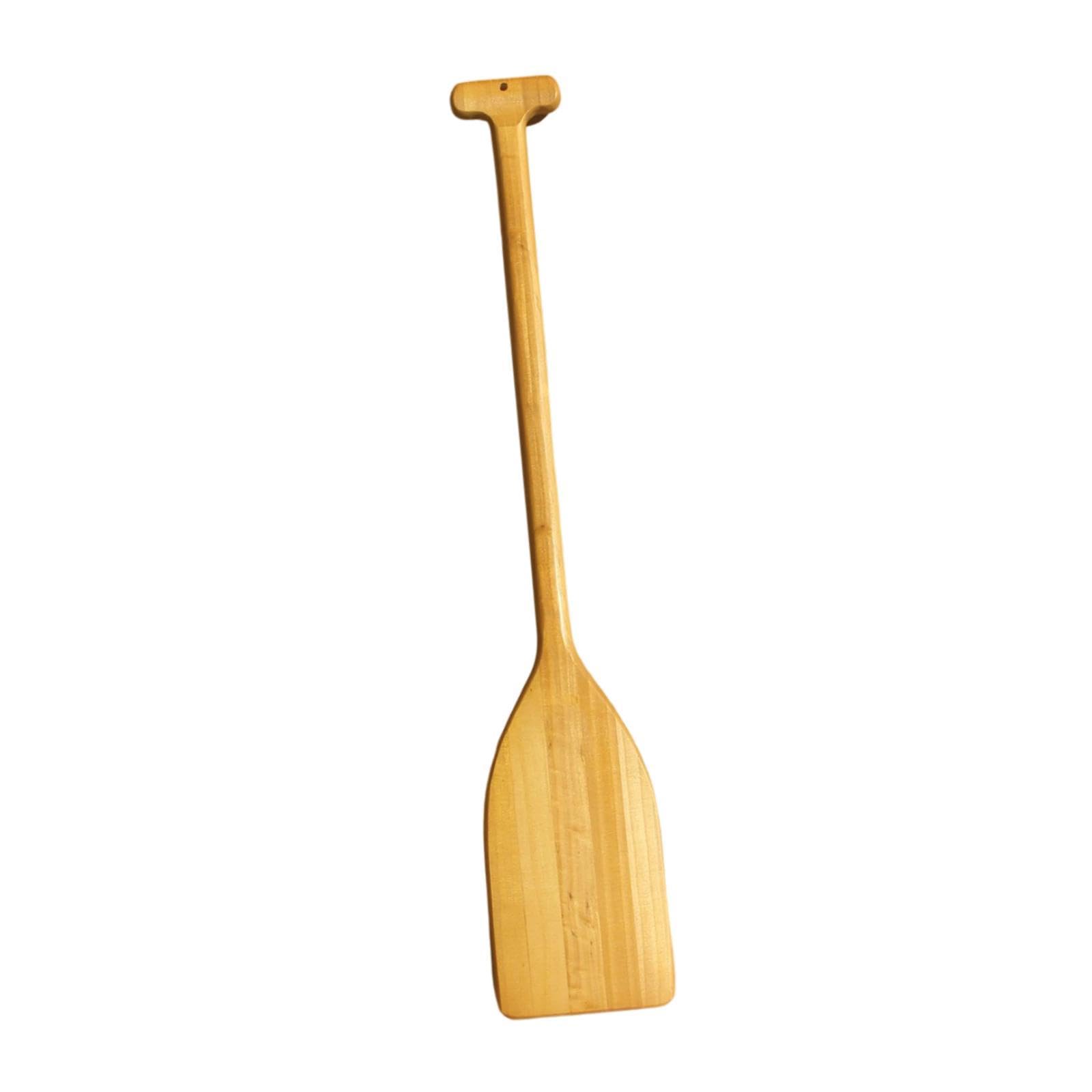 Gralara Pagaia per Barca in Legno per Esterni, Leggera, 90 Cm, Robusta, Decorazione Nautica, Remo per Canoa, Remo per Barca con Maniglia a T Realizzato a Mano