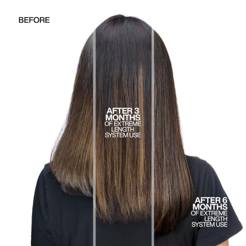 Image of Redken Extreme Length Biotin Leave-In Conditioner For Longer Hair - Promotes Healthy Hair Growth, Strengthens Damaged Hair, Seals Split Ends, Infused With Biotin 