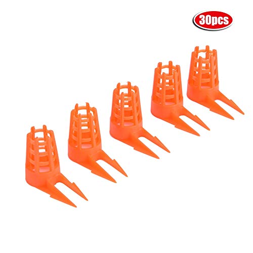 Eastbuy Bee Queen Cage - 30pcs Bee Queen Cage Cell Cover Cap Protective Cellular Tool Beekeeping Supplies