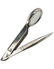 View deal for GTS UK SKG-70-812-CE Stainless Steel Industrial Forceps With Loupe Tweezers