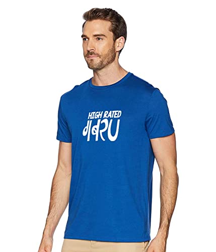 Image of T-Shirt for Men HIGH Rated GABRU Hindi Funny Typography tees