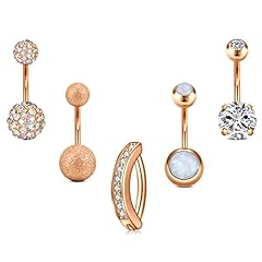 Rose Gold Color-Clicker-StyleC: 5PCS