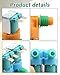 Inlet Valve Washer Cold & Hot Water Inlet Valve Fit for Samsung WA45N3050AW/A4 WA40J3000AW/A2-01 WA45T3200AW/A4-00 WA45M3100AW/A4-00 Replace DC62-00311F DC62-30314V