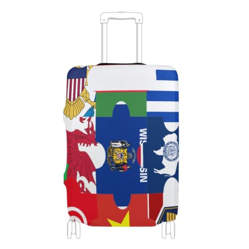 Housse élastique de protection bagage 45,7 à 81,3 cm en tissu extensible anti-poussière XL