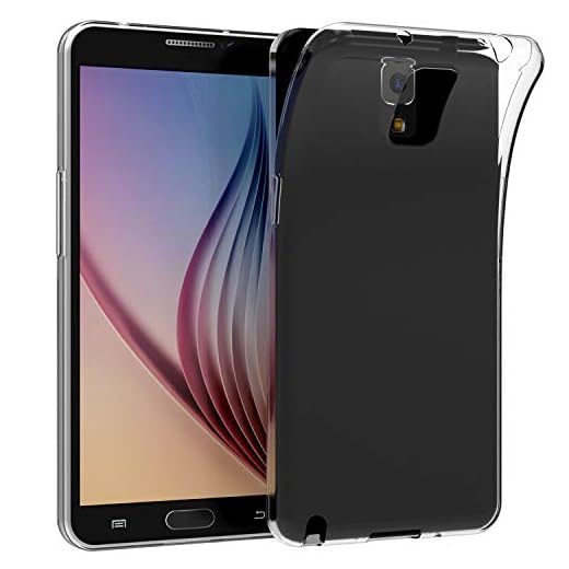 JETech Funda para Samsung Galaxy Note 3, Anti-Choques y Anti-Arañazos, Transparente