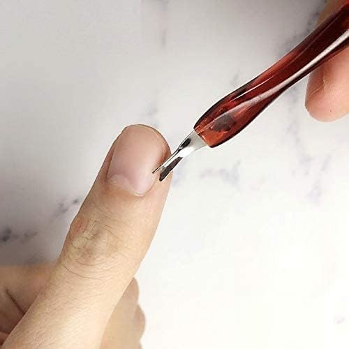 Bolt bee Nail Cuticle Remover Tools Set-Silver Dead Skin Cutter Pusher Fork - Image 4