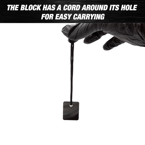 LAUCO Tungsten Denibbing Blade Block Tool For Removing Dust, Paint Runs, Sagging Stains and More.