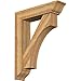 Ekena Millwork BKT0806X34X42WTL01RWR Westlake Traditional Rough Sawn Bracket w/Offset Brace, Western Red Cedar