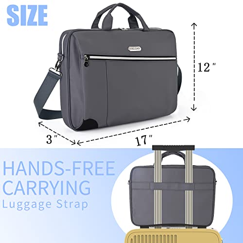Hxlgmd Laptop Bag 15 15.6 16 Inch Laptop Laptop Sleeve Carrying Case Computer Bag, Waterproof 360° Protective Slim Briefcase Computer And Tablet Shoulder Bag For Men Women Business Office Work-Grey #TOP5