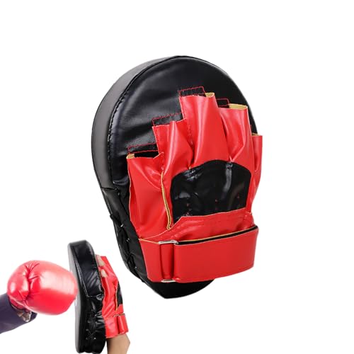 Manoplas de piel sintética, almohadillas curvadas para entrenamiento, gimnasio, entrenamiento, kickboxing, hombres, adultos, niños y niñas