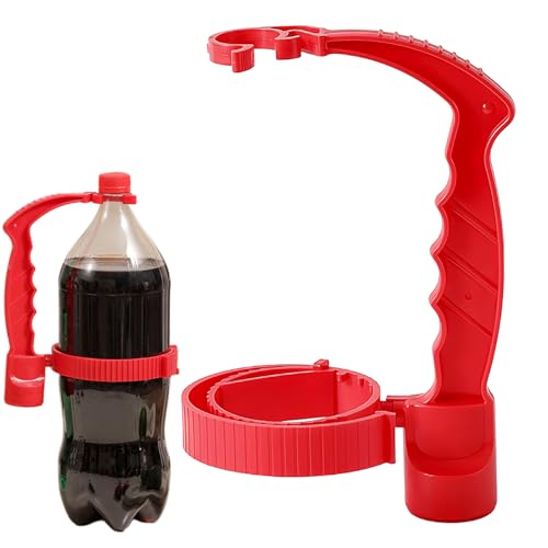 Genérico Mango de botella de DrinKeware de Cola - Mango de bebidas convenientes Botella de refresco | Handlle de bebidas duraderas | Handlle de agarre de portador