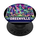 Photo Gallery greenville south carolina sc viaggio anni 80 90 retrò skyline della città popsockets popgrip intercambiabile Photo Gallery greenville south carolina sc viaggio anni 80 90 retrò skyline della città popsockets popgrip intercambiabile