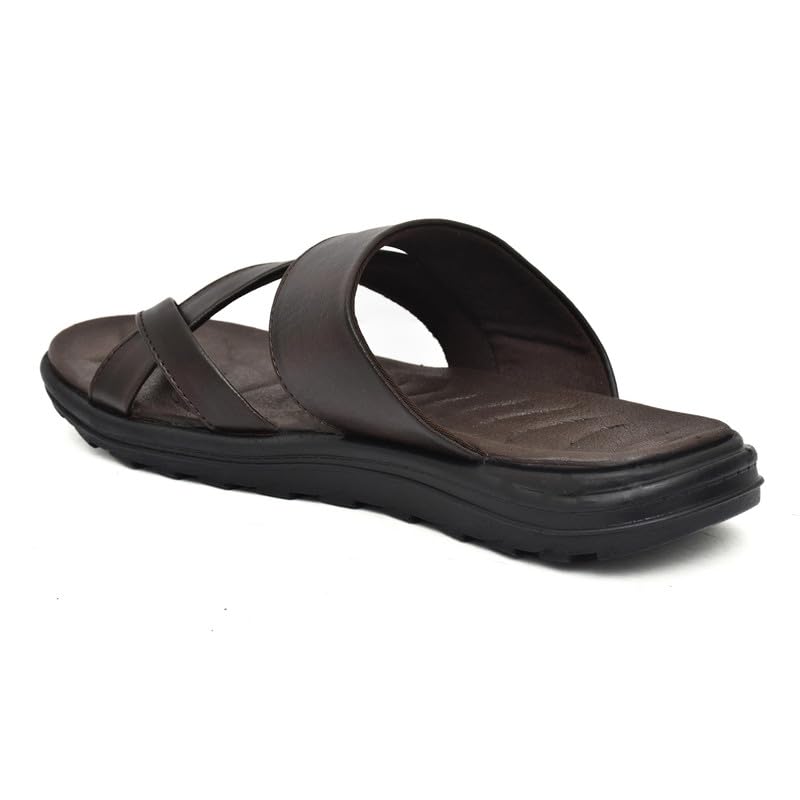 Image of HEALTH FIT Super Soft Ortho Care Bounce Back Anti-Skid Water Resistant Slippers /Doctor Chappal & Footwear-Men 114