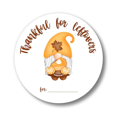 Thanksgiving Leftover Labels | 12 2.5" or 20 2" Circle