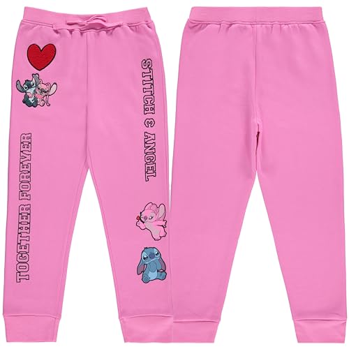 Image of Disney Stitch Girls Jogger Sweatpants, Little & Big Girls Sizes 4-16