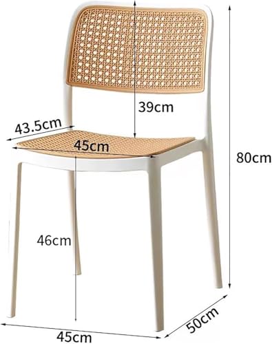 Image of INNOWIN Mirra Chair for Cafeteria | Accent Chair for Living Room Home, Bedroom, Cafe and Hotels | Without Arm | 3- Year Warranty | Plastic | White| Pack of 2