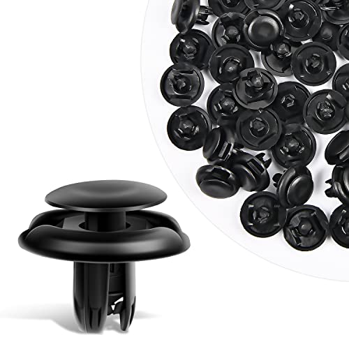 Image of GOOACC 50Pcs Upper Seal Radiator Cover Push-Type Retainer Compatible with Toyota Lexus 90467-08217 4Runner FJ Cruiser Tacoma GX470 Honda Acura 91512-SX0-003 Accord Civic Insight Odyssey