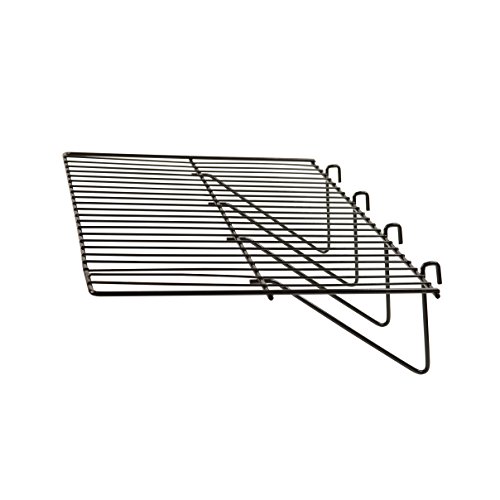 Only Garment Racks BLK-2412 Grid Panel Display Shelf - - Clothing Display Rack Grid, Heavy Duty Shelves thumb #1