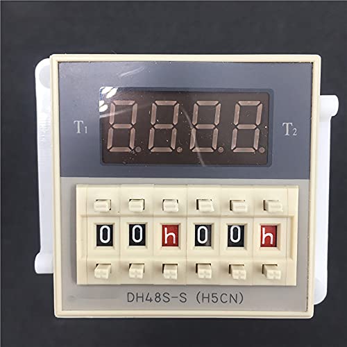 ToolOfLife DH48S-S 220V Time Delay Relay Timer with Socket Base Repeat Cycle