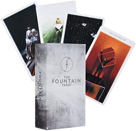 Tsorryen 79pieces The Fountain Tarot Illustrated Deck and Guidebook Family Party Board Game