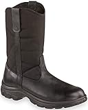 Thorogood Men's 834-6211 Soft Streets Series 10' Pull-on Wellington Boot, Black - 11 W