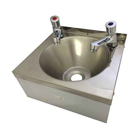 Stainless Steel Hand Wash Basin, Sink, Push Taps Cover
