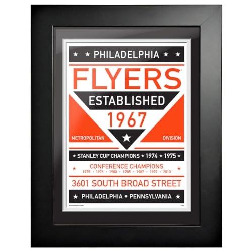 That's My Ticket Philadelphia Flyers Team History Framed Artwork