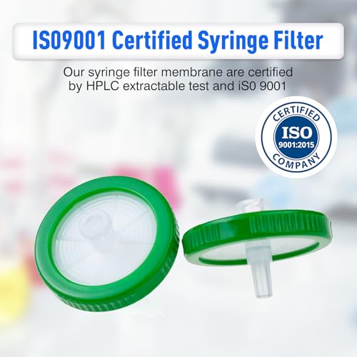 Image of Syringe Filters Hydrophilic PTFE 33 mm 0.22 um,100pcs