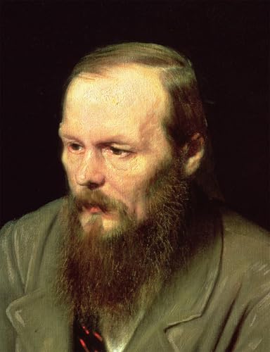 De Célèbres Tableaux Affiche Portrait Dostoïevski Toile Cadeau Idéal 60x90
