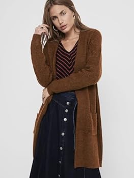 ONLY dames gebreid jack Onljade L/S Cardigan Knt Noos, Whitecap Gray Mel, S