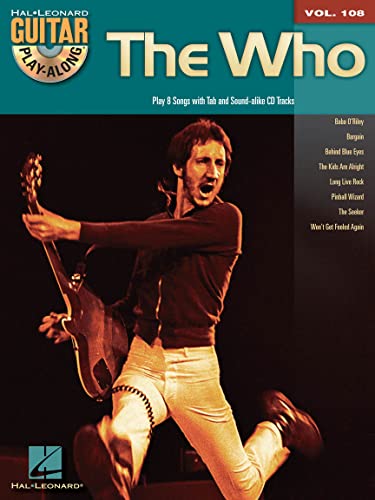 The Who: Guitar Play-Along Volume 108 (Hal Leonard Guitar Play-Along)