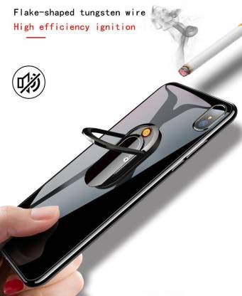 FD1-USB-Mobile-Ring-Holder-with-Cigarette-Lighter-Phone-Ring-Holder-Lighter-Finger-Ring-Compatible-with-Smartphone-and-Tablets-Universal-for-MenWomen