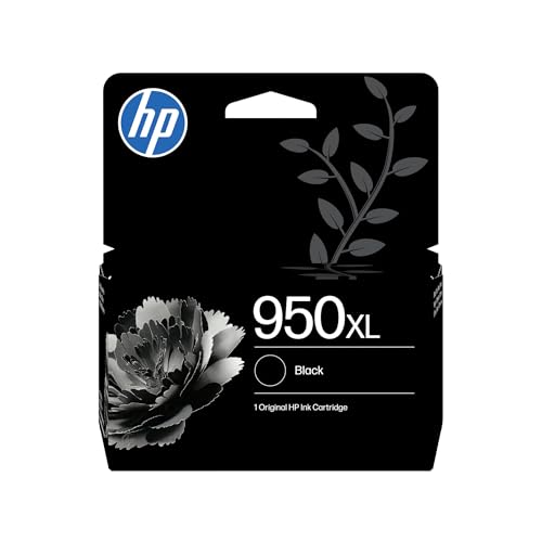 HP 950XL Negro, CN045AE, Cartucho de Tinta Original, Compatible con impresoras OfficeJet Pro 251,276,8100, 8600, 8610, 8616, 8620 y 8640