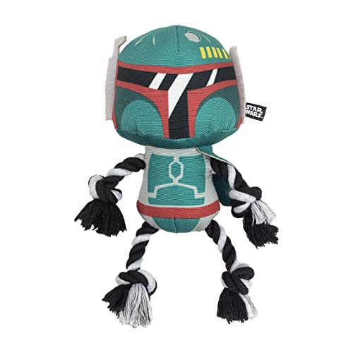 CERDÁ LIFE'S LITTLE MOMENTS - Boba Fett Dental Hundespielzeug Kuscheltier Star Wars offizielle Lizenz