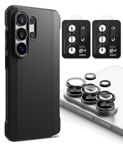 Coque Samsung S26 Ultra Ringke Onyx Alpha finition noire haut de gamme