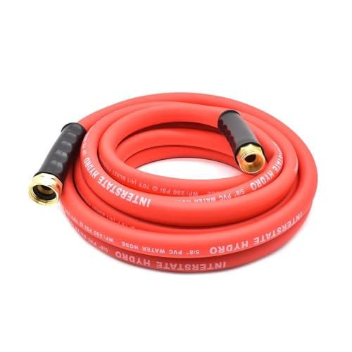 Interstate Pneumatics HCR19-025E 5/8 Inch x 25 FT Contractor-Grade Water Hose