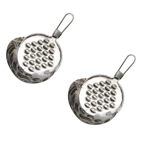STOBAZA 2 Piezas Raspador de Cocina de Acero Inoxidable para Gelatina y Noodles Herramienta Ligera para Preparar Platos Caseros Fácil de Limpiar y Transportar