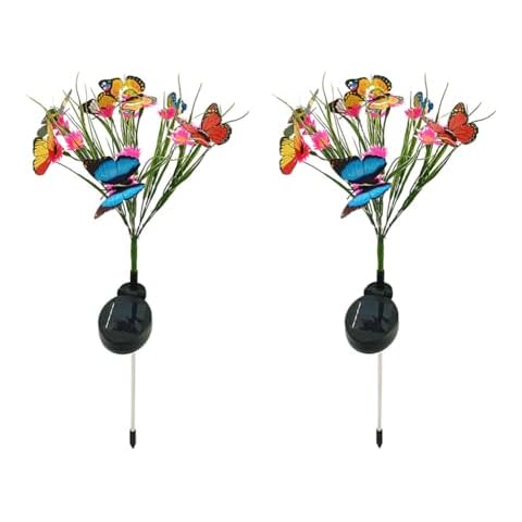 BomKra Solar Butterflies and Daisies Lights Cover