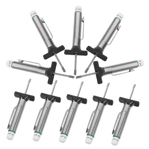 SOLUSTRE 10pcs Tire Tread Depth Gauge 0 Tire Depth Measurement Tool for Cars Trucks SUVs Accurate Tread Depth Gauges for and Performance