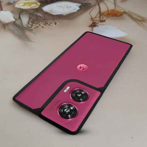 Image of AIBEX Crystal Clear Back Case for Motorola G96 5G / Motorola Edge 50 Fusion 5G Back Cover Case | 360 Degree Protection | Shock Proof Design | Transparent Back Cover (PC & TPU, Black)